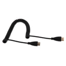 HDMI Male to Male Cable Lead Cord 1080p Spring Coiled Extension Cable