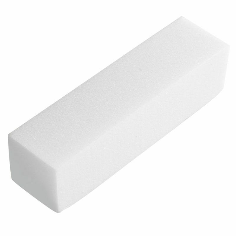 12 Pieces Polishing Sending Buffer Block Files Foam Pedicure Manicure Nail  A6S7