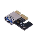 USB 3.0 PCI-E Express 1x  Extender Riser Card Adapter 6PIN Power Cable