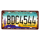 Car License Retro Metal Tin Sign Plaque Picture Bar Pub Man Cave