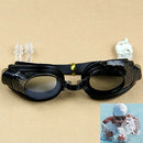 Black Nose Clip+Ear Plug+Anti fog UV Swimming Swim Adjustable Glasses OZ
