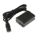 2pc NP-FW50 DC Coupler Dummy Battery for Sony A7S A7R A7MII RX10 NEX-7 A6500