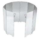 30 Plate Stove Wind Screen Foldable Camping Burner Windshield Outdoor Cooking