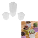 20pcs Plastic Plant Flower Pot Trays Small Succulent Planter Garden Decor
