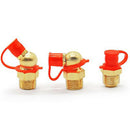 50pcs Grease Nipples Protection Cap Lubrication Nipple Dust Cap Red