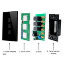 Wifi Smart Light Switch Glass Screen Press Panel Voice Control Wireless Wal P9P3