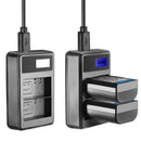 For Nikon EN-EL15 Battery USB Dual Battery Charger With LED Display