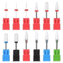Ceramic Nail Drill Bits Set, 3/32 Inch Manicure Pedicure Nail Art Tool for
