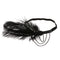 1920s Flapper Feather Headband/Women Rhinestone Beaded Headpiece/Bohemian Style