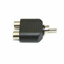 5Pcs RCA AV Audio Y Splitter 1 Male to 2 Female Plug Adapter