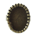 10 X 22X18mm lace crimp ring for crafter Bronze TOP X4V3