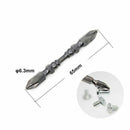 PH2 1/4 inch Hardness Magnetic 65MM Cross Head Screwdriver Bit Double Head  X8N1