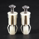 2pcs DIY Plastic Toilet Seat Screws Fixings Fit Toilet Seats Hinges Repair  A2J5