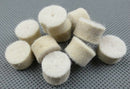 50Pcs 13mm 1/2" Round Wool Felt Polishing Buffing Wheel & 2 Mandrels for Tool