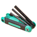 1X(8 In 1 Folding Hexagon Key Hex Wrench Set 1.5Mm,2Mm,2.5Mm,3Mm,4Mm,5Mm,6M