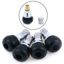 4PCS Black Car Motorcycle Tire Valve Core TR412ac Tire Valve Stems With  OZ