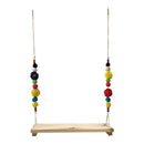 Wooden Colorful Handmade Chicken Swing Toys for Large Birds Parrots Hens Macaw