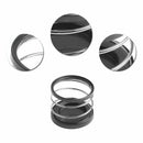 2PCS Spring Cup Holder Drink Beverage Multi-function Car Truck Universal Black
