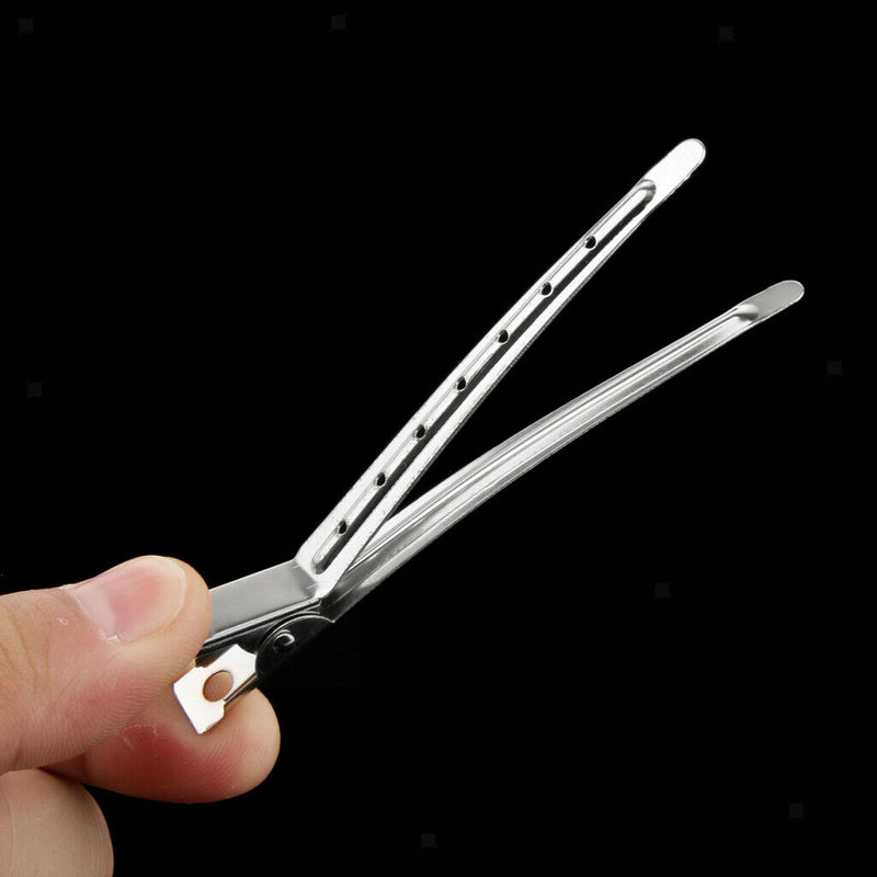 Lot 12PCS Duck Hair Sectioning Clips Hairdressing Alligator Barber Hairpins