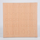 Montessori Number Tracing Boards Double Sided Wooden Learning Material 123