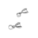 100 PCS Locking Metal Pendant Strap 9 x 6 mm TOP M1O7