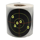 250 Packs 3'' Fluorescent Yellow   Paper Target Stickers