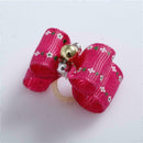 Assorted Pet Cat Dog Hair Bows Rubber Band Animal Grooming Accessories-1pc O4V2