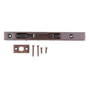 8'' Door Guard Stainless Steel Bolt Action Lever Flush Latch Slide Latch