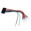 20P ATX To 2 Port 6Pin AT PSU Converter Power Cable For Computer 286 386 486-586