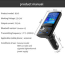Bc45 Lcd Display Wireless Bluetooth Fm Modulator Transmitter Audio Mp3 Play D3D2
