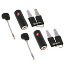 2 Pieces TSA Approved Luggage Locks with Key for Travel -Lock w/ Keys 4 Pack