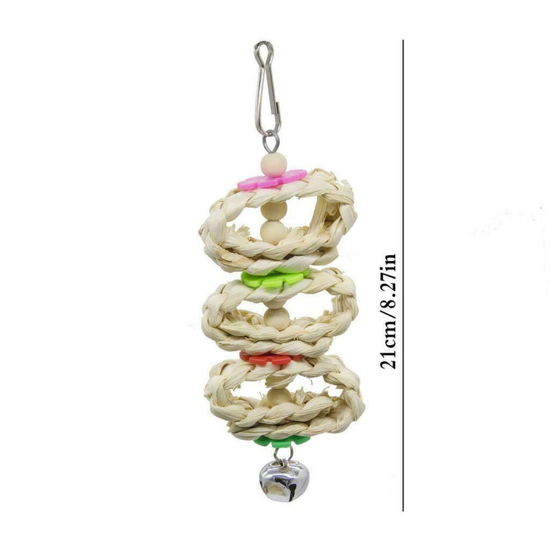 Set Of 15 Bird Parrots Stand Swing Chew Toys For