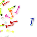 20Pcs/Set Multicolor Acrylic Stud Lip Rings Ear Cartilage Tragus Helix Pierc OZ