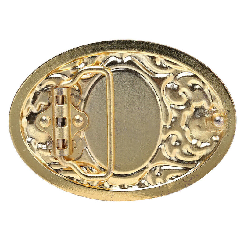 Western Belt Buckle Classic Metal Belt Buckle for Men Women