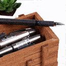 0.7mm Retractable Gel Ink Rollerball Pen Black Sign Office Stationary UK Ge A2M1