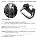 2x Camera Strap Triangle Split Ring Adapter+Cap For Fuji Nikon Canon Lecia M9K6