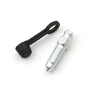 M7 x 1mm Motorcycle Bike Brake Braking Caliper Bleed Screw Nipple with Cap 3c