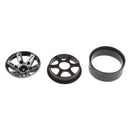 1.9 Inch RC Crawler Metal Beadlock Wheel Rim for 1/10 RC Car Accessory black