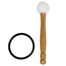 Crystal Singing Bowl Mallet Strike Rubber Ball Yoga Meditation Relax Percus E5A9