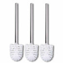 3 Pack Toilet spare brush brush head white stainless steel toilet brush spa