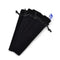 50 Pcs flannel Pen Pouch Sleeve Holder Single Pen Bag Case Pencil Bag,Black Q2R4