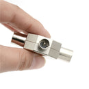 2Way PAL TV Aerial Coaxial Antenna Signal Splitter Indoor Passive Metal Casin Pg