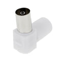 10Pcs Right Angle RF Female Connector Adapter for Coaxial Cable TV Aerial
