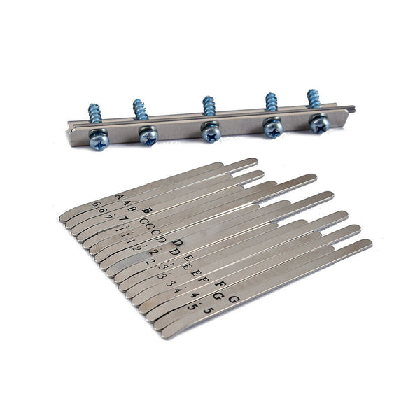 1 Set 17 Keys Kalimba Mbira Thumb Piano DIY Keys