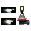 2Pcs H11 LED Headlight Fog light Kits 60W 1200LM Bulbs Power 6000K White Durable