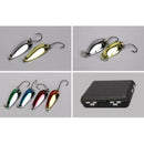 36pcs/set Metal Spoon Fishing Lure Kit Spinner Bait Tackle Fishing Lure Set
