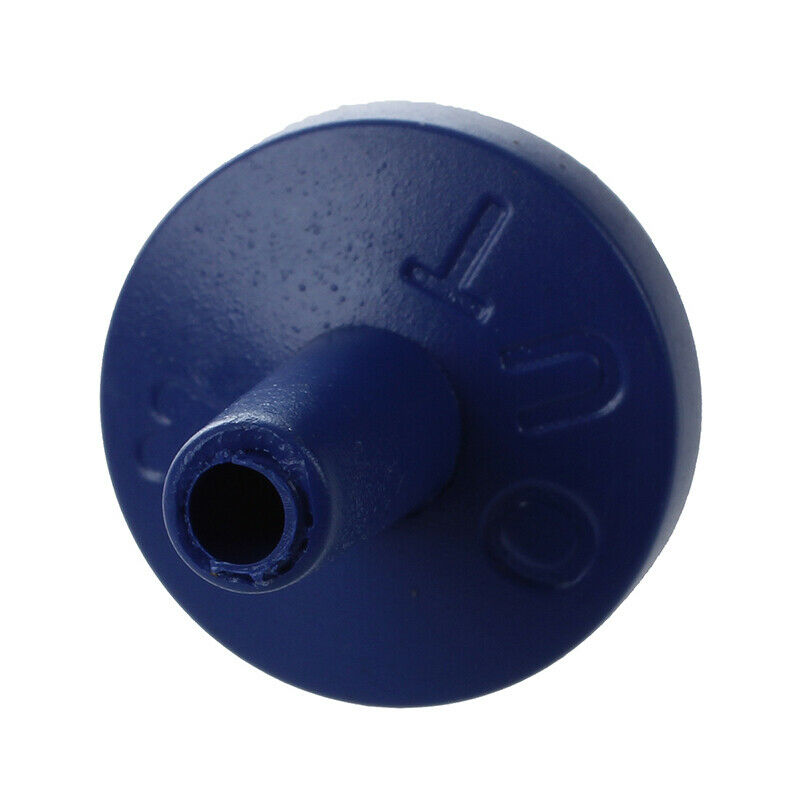 4 Pcs 3mm Inside Diameter Hard Plastic One-way Check Valve Dark Blue
