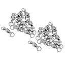 20x Multiple Sizes Flexible Rotation Ball Bearing Swivels Fishing Swivels
