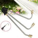 Gutter Cleaner Attachment for High Pressure Washer Gutter Cleaner Rod AngledC5D9