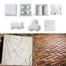 Driveway Paving Brick Patio Concrete Slabs Path Garden Walk Maker Plastic Mould